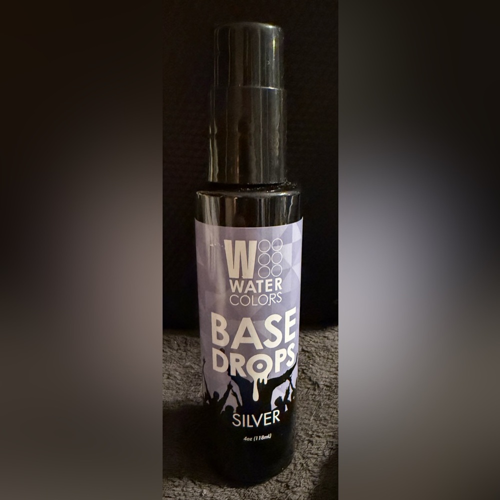 Watercolors by Tressa base drops color booster SILVER 4oz NWT